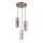 Globo - Candeeiro suspenso 3xE27/25W/230V bronze diâmetro 34 cm