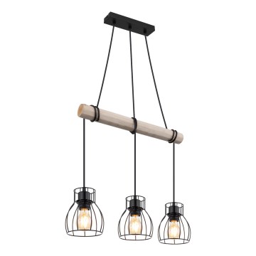 Globo - Candeeiro suspenso 3xE27/40W/230V