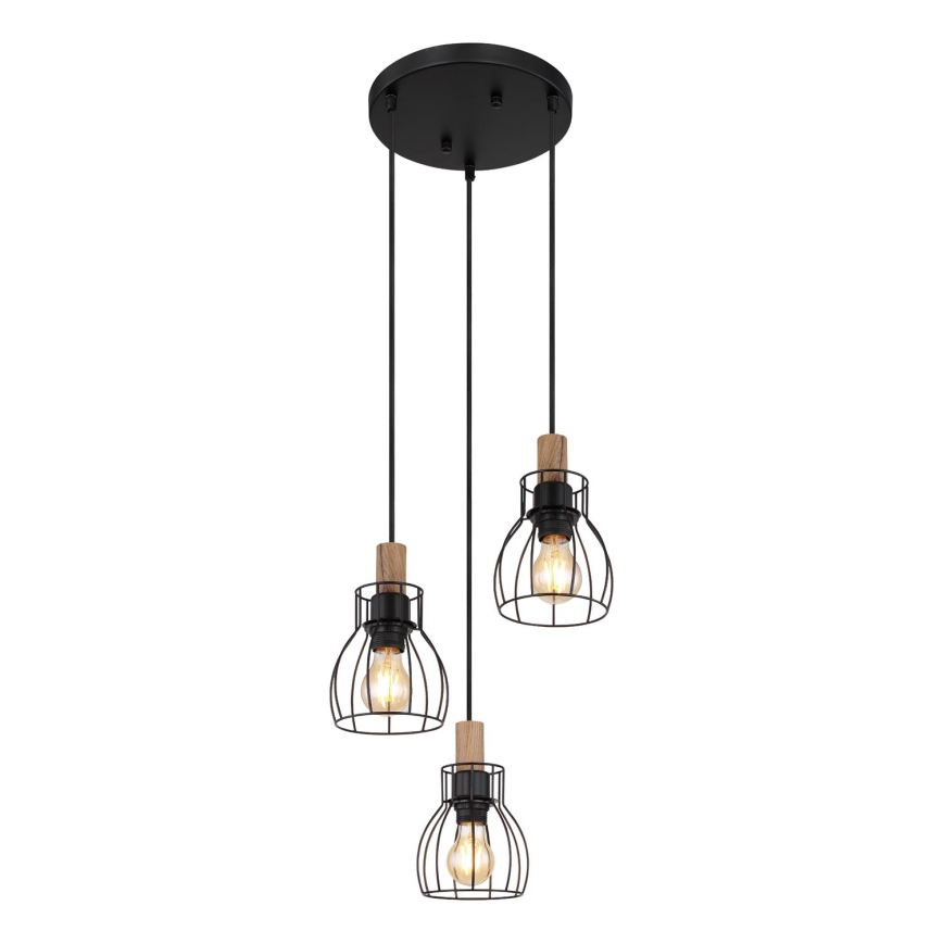 Globo - Candeeiro suspenso 3xE27/40W/230V