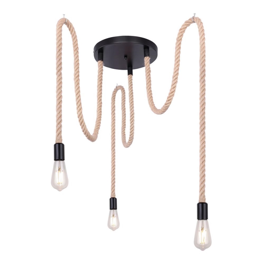 Globo - Candeeiro suspenso 3xE27/60W/230V aranha