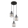 Globo - Candeeiro suspenso 3xE27/60W/230V diâmetro 32 cm preto