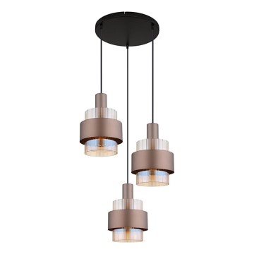 Globo - Candeeiro suspenso 3xE27/60W/230V diâmetro 45 cm