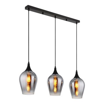 Globo - Candeeiro suspenso 3xE27/60W/230V