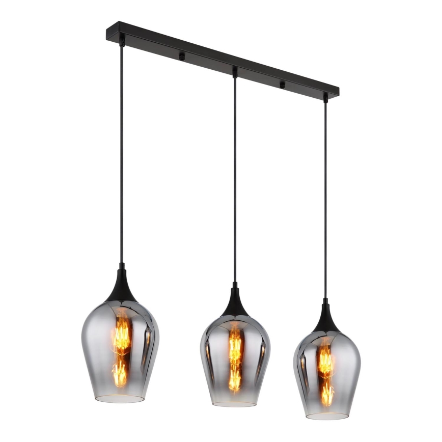 Globo - Candeeiro suspenso 3xE27/60W/230V