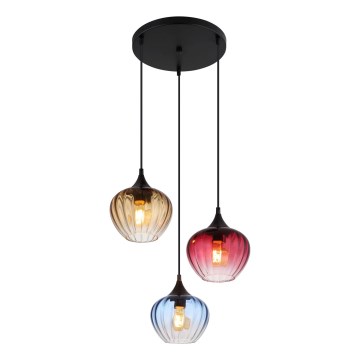 Globo - Candeeiro suspenso 3xE27/60W/230V