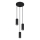 Globo - Candeeiro suspenso 3xGU10/25W/230V preto