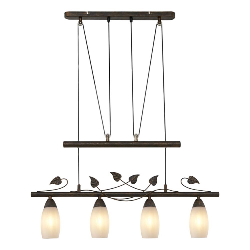 Globo - Candeeiro suspenso 4xE14/28W/230V