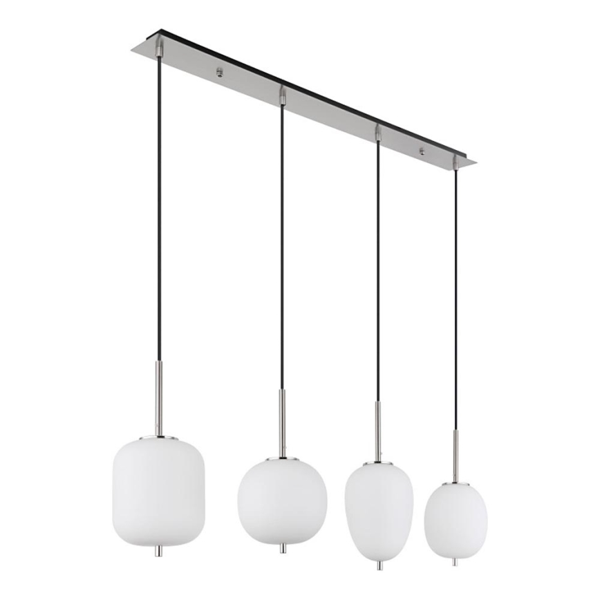 Globo - Candeeiro suspenso 4xE14/40W/230V branco