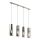 Globo - Candeeiro suspenso 4xE27/25W/230V cromado mate