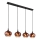 Globo - Candeeiro suspenso 4xE27/40W/230V cobre