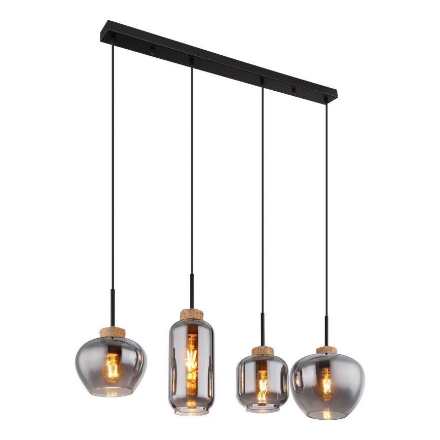 Globo - Candeeiro suspenso 4xE27/40W/230V