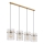 Globo - Candeeiro suspenso 4xE27/60W/230V dourado