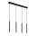 Globo - Candeeiro suspenso 4xG9/4W/230V preto
