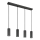 Globo - Candeeiro suspenso 4xGU10/25W/230V preto