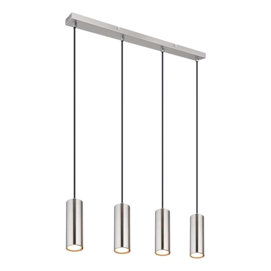 Globo - Candeeiro suspenso 4xGU10/35W/230V cromado mate