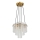 Globo - Candeeiro suspenso 5xE14/40W/230V dourado