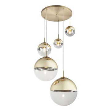 Globo - Candeeiro suspenso 5xE27/40W/230V diâmetro 65 cm
