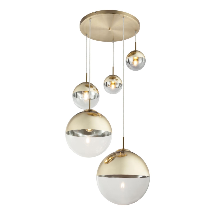 Globo - Candeeiro suspenso 5xE27/40W/230V diâmetro 65 cm