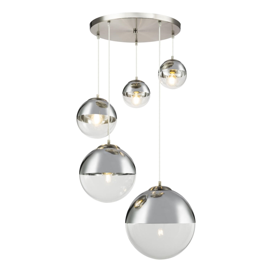 Globo - Candeeiro suspenso 5xE27/60W/230V diâmetro 65 cm