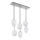 Globo - Candeeiro suspenso 6xE14/40W/230V cromado brilhante