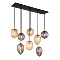 Globo - Candeeiro suspenso 8xE14/40W/230V latão