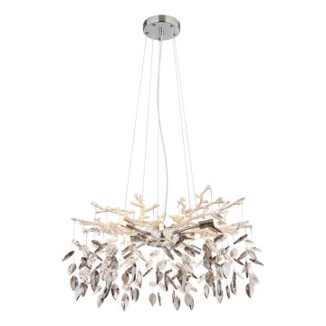 Globo - Candeeiro suspenso 8xG9/8W/230V diâmetro 61 cm cromado brilhante