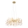 Globo - Candeeiro suspenso 8xG9/8W/230V diâmetro 61 cm dourado