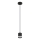 Globo - Candeeiro suspenso LED 1xGX53/7W/230V 3000K preto