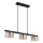 Globo - Candeeiro suspenso LED 3xGX53/6W/230V fumado/castanho
