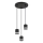 Globo - Candeeiro suspenso LED 3xGX53/7W/230V 3000K preto