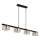 Globo - Candeeiro suspenso LED 4xGX53/6W/230V fumado/castanho