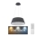 Globo - Candeeiro suspenso LED com regulação LED/45W/230V 3000-6000K + comando