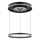 Globo - Candeeiro suspenso LED com regulação LED/54W/230V 2700-6500K diâmetro 60 cm preto + comando