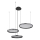 Globo - Candeeiro suspenso LED com regulação LED/55W/230V 2700-6000K preto + comando