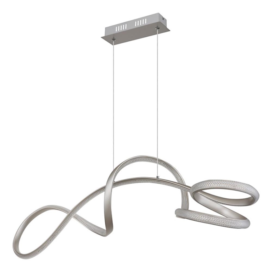 Globo - Candeeiro suspenso LED LED/40W/230V cromado mate