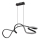 Globo - Candeeiro suspenso LED LED/40W/230V preto
