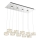 Globo - Candeeiro suspenso LED LED/92W/230V 4000K cromado brilhante/transparente