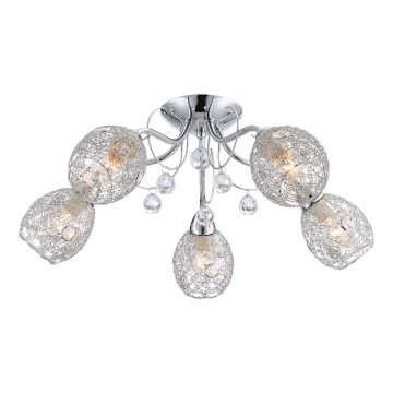 Globo - Candelabro integrado 5xE14/40W/230V
