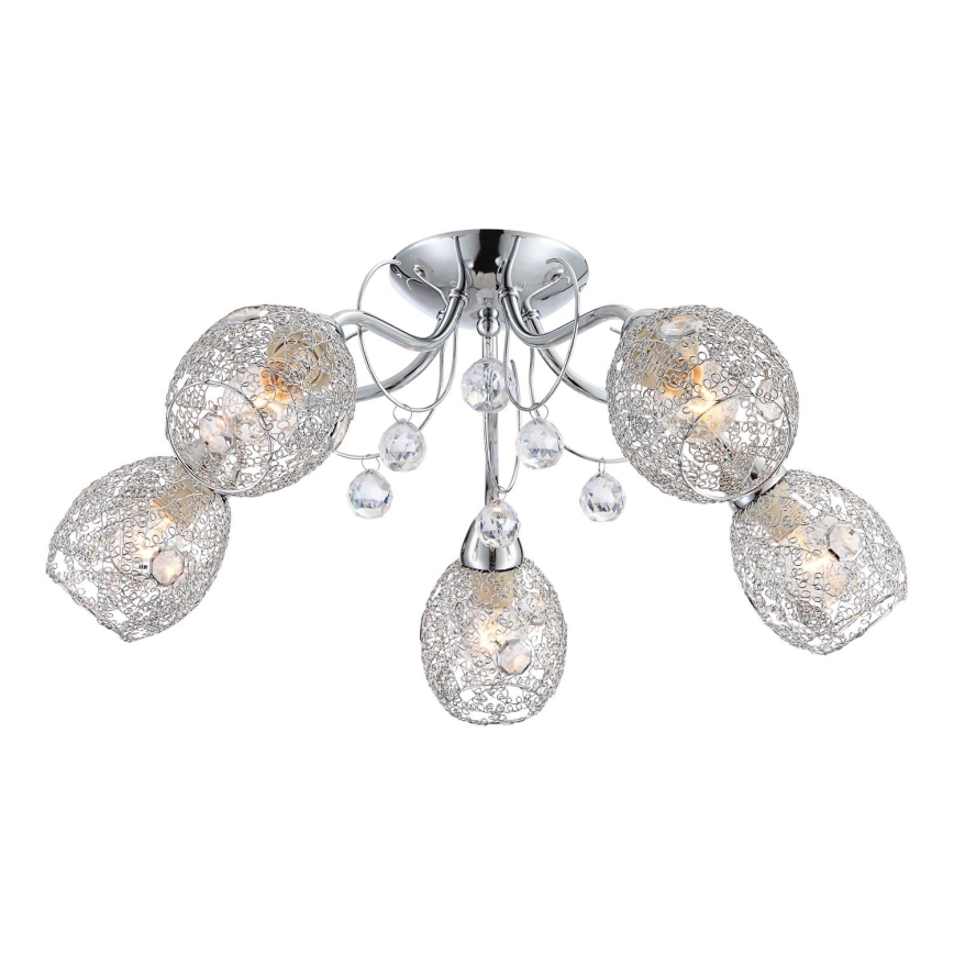 Globo - Candelabro integrado 5xE14/40W/230V