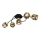 Globo - Candelabro integrado 5xE14/40W/230V