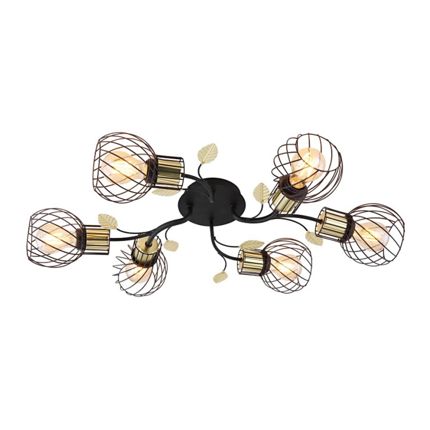 Globo - Candelabro montado à superfície 6xE27/40W/230V