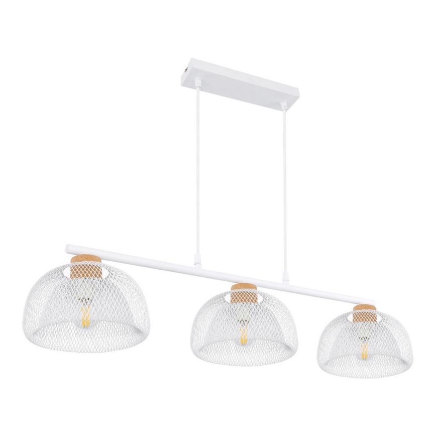 Globo - Candelabro num fio 3xE14/40W/230V