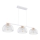 Globo - Candelabro num fio 3xE14/40W/230V