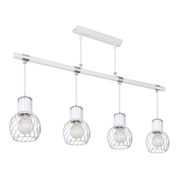 Globo - Candelabro num fio 4xE27/40W/230V