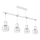 Globo - Candelabro num fio 4xE27/40W/230V