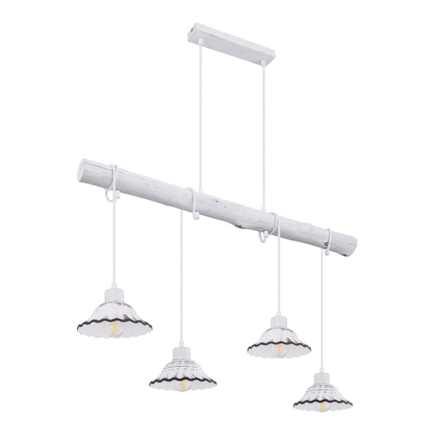 Globo - Candelabro num fio 4xE27/40W/230V