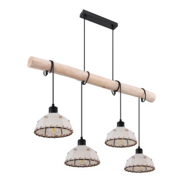 Globo - Candelabro num fio 4xE27/60W/230V