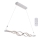 Globo - Candelabro num fio fosco LED 1xLED/30W/230V + controlo remoto