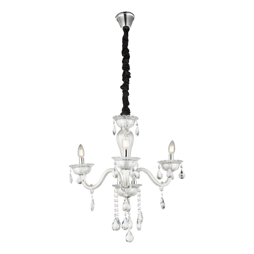 Globo - Candelabro numa corrente 3xE14/40W/230V