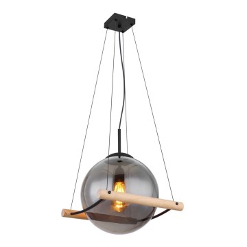 Globo - Candelabro suspenso 1xE27/15W/230V árvore da borracha